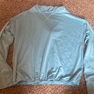 Athletic long sleeve with hood